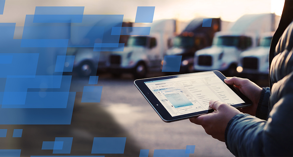 Tech holding a tablet