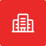 Icon depicting city buildings